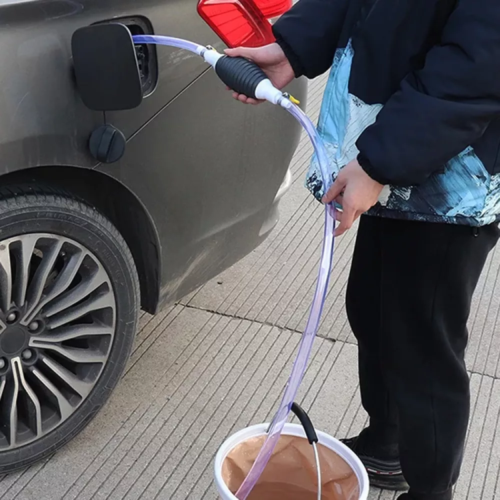 Pompe à Main à Siphon d'Écoulement - Transfert Manuel de Carburant