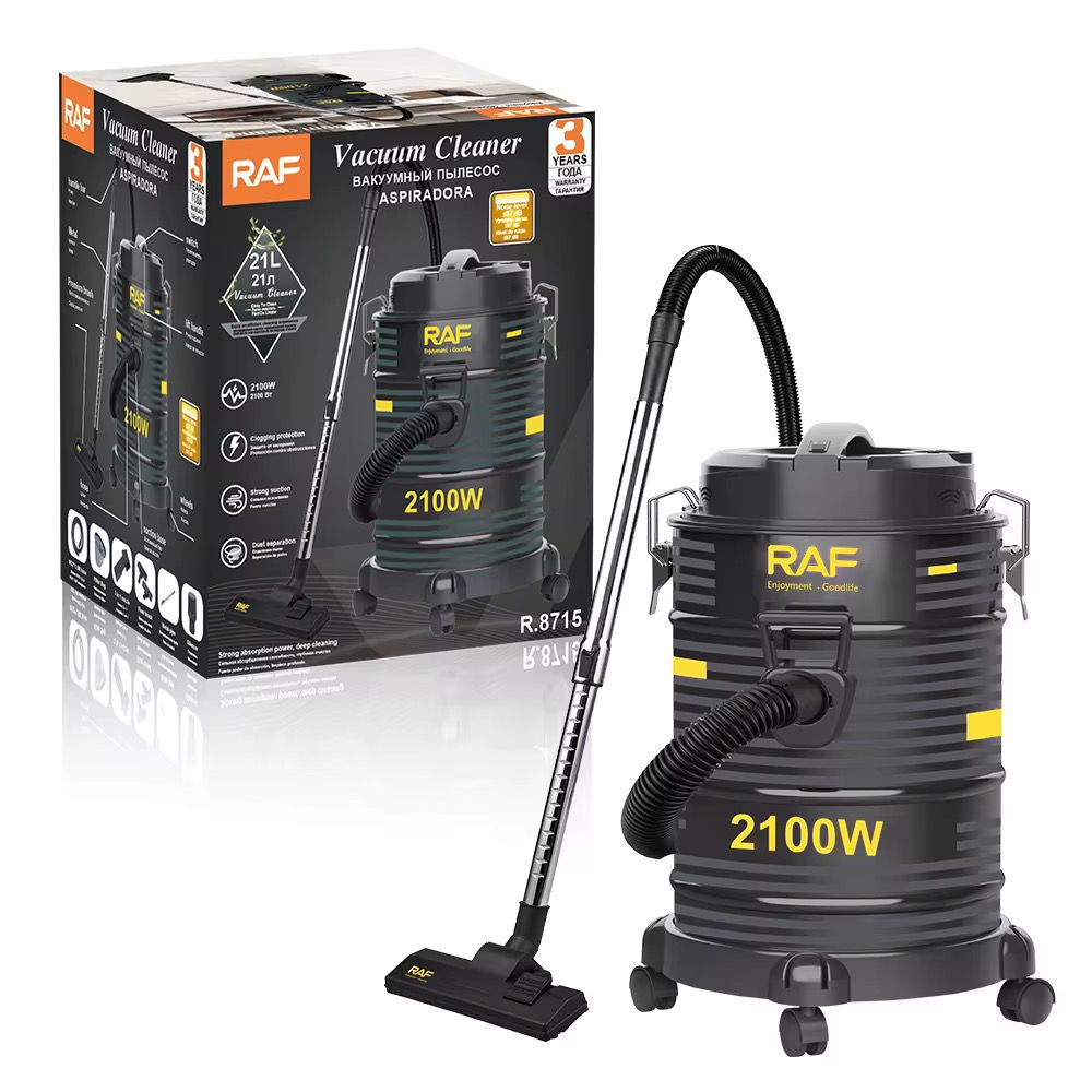 Aspirateur RAF 2100W – Nettoyage Ultra Puissant en Un Seul Passage 21L