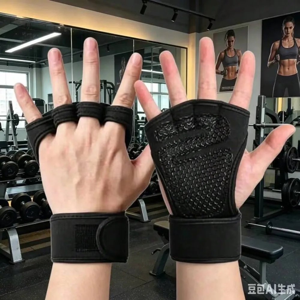Gants de Musculation Haut de Gamme avec Protège-Poignets Intégrés