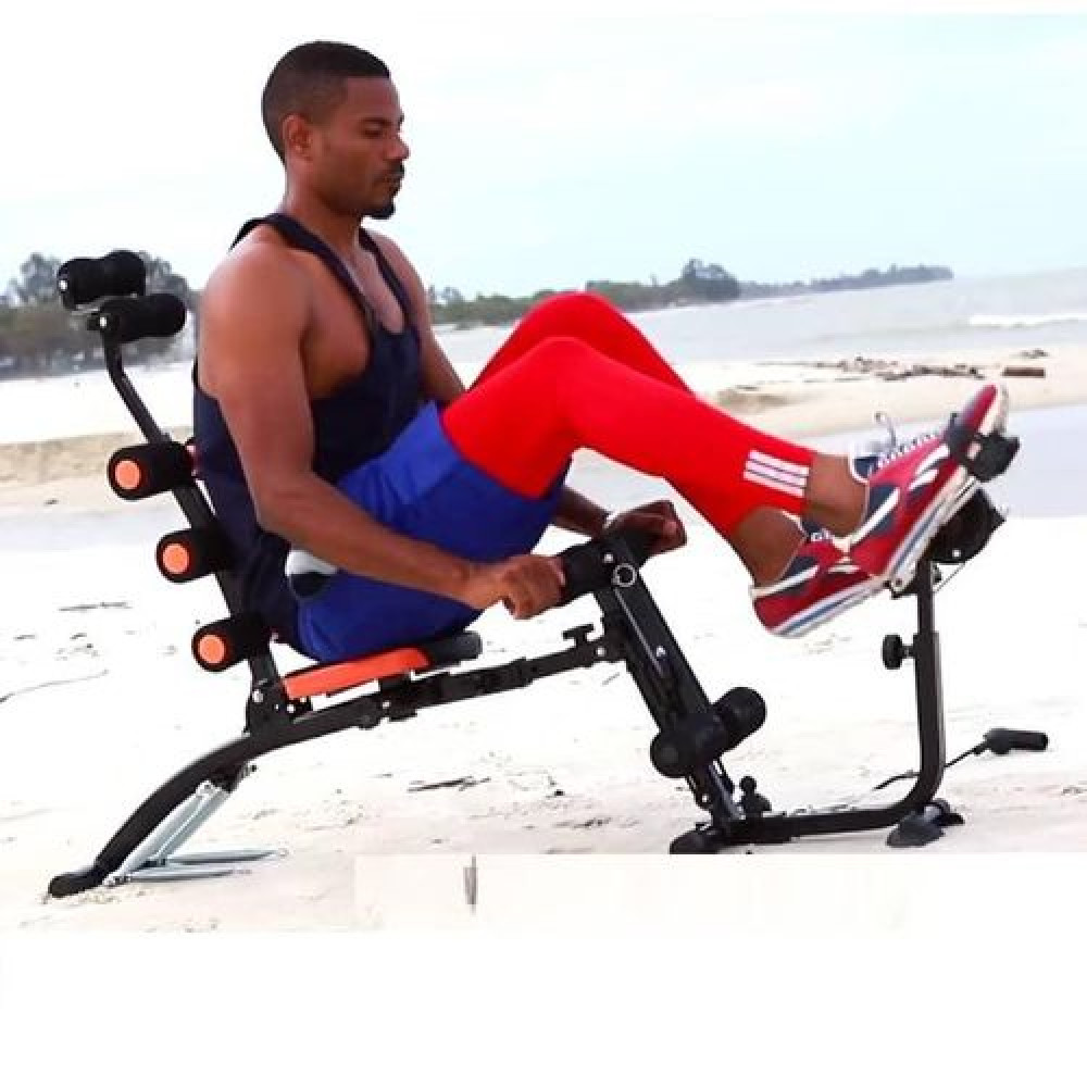 Banc de Musculation Multifonction Six Pack Care – Appareil Abdos & Fitness Complet à Domicile