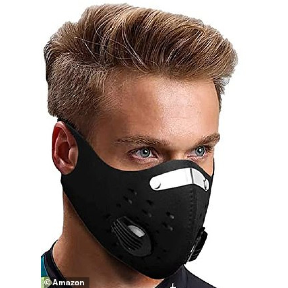 Masque Respiratoire Sport avec Valve – Masque Anti-Poussière pour Sport et Activités Extérieures