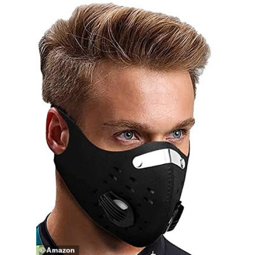 Masque Respiratoire Sport avec Valve – Masque Anti-Poussière pour Sport et Activités Extérieures