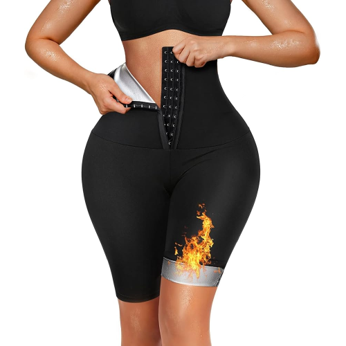 Shorty Sauna Amincissant Femme – Effet Ventre Plat & Cuisses Sculptées