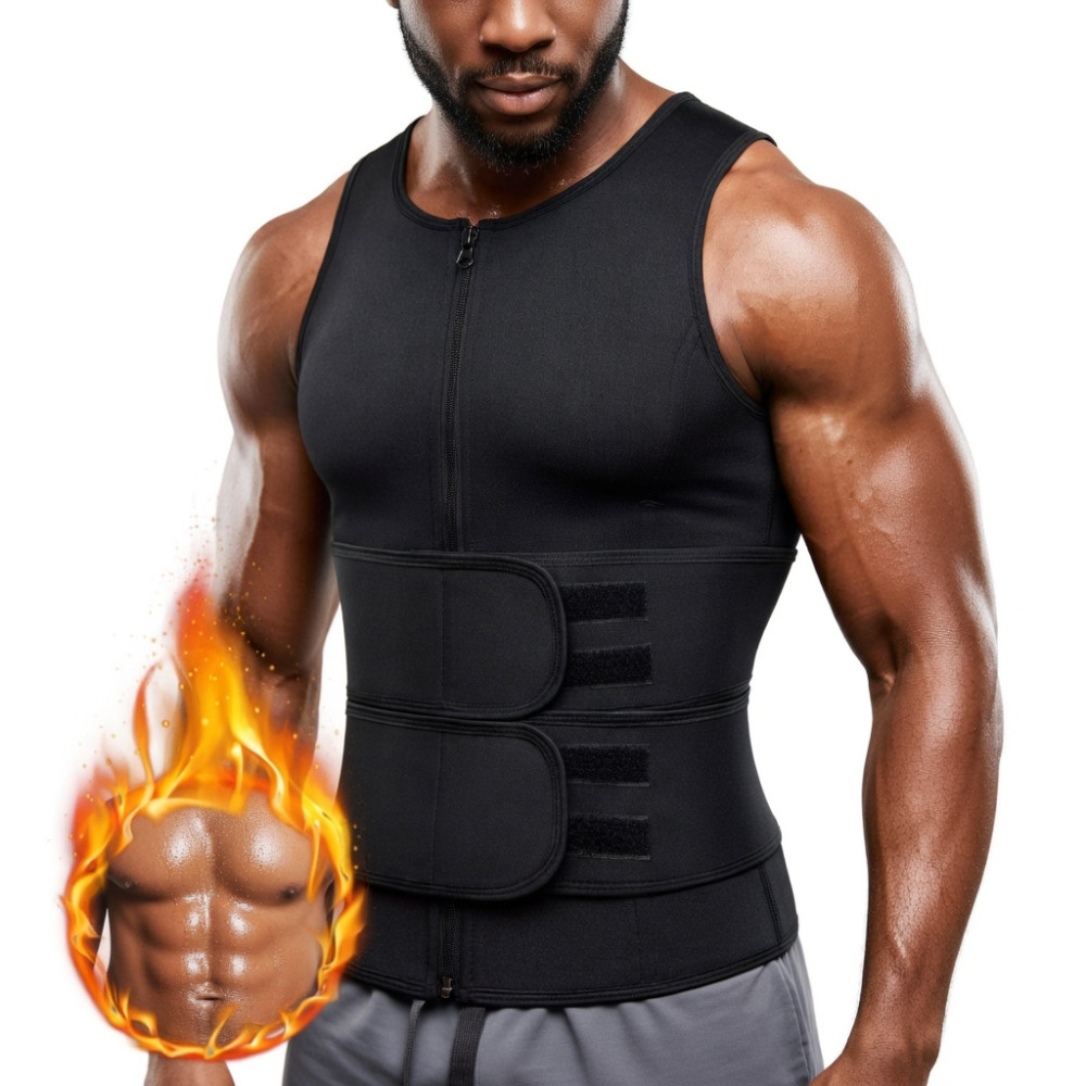 Gilet de Sudation Amincissant pour Homme - Débardeur Brûleur de Graisse et Vêtements de Forme Gilet de Sudation Amincissant pour Homme - Débardeur Brûleur de Graisse et Vêtements de Forme