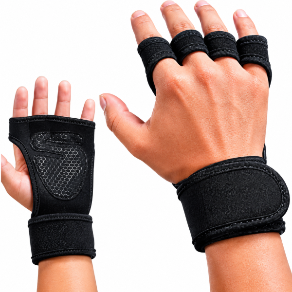 Gants de Musculation Haut de Gamme avec Protège-Poignets Intégrés