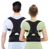 Correcteur de posture réglable et ceinture de maintien Noir (Taille Unique)