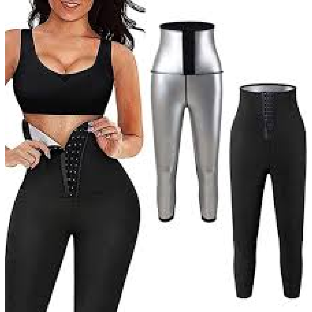 Legging Sauna Amincissant Femme – Ventre Plat & Silhouette Sculptée legging sauna femme, legging amincissant taille haute, pantalon minceur femme, legging sudation fitness Sénégal, ventre plat sport femme