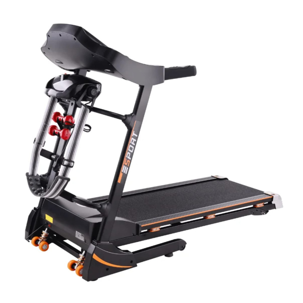 Tapis de Course Électrique Pliant Multifonction en Acier - E-SPORT