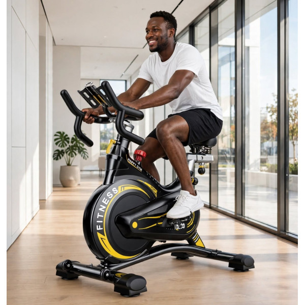 Vélo d'Appartement de Spinning Professionnel en Acier - Haute Performance