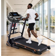 Tapis de Course Électrique Pliant Multifonction en Acier - E-SPORT