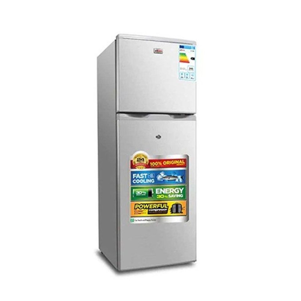  Astech Réfrigérateur Combiné 2 Tiroirs 155 Litres – FC155S – Gris – Classe A+