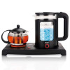 Ensemble Bouilloire et Theiere Electrique RAF R.7855 1.8 Litres Noir Infuseur Inox
