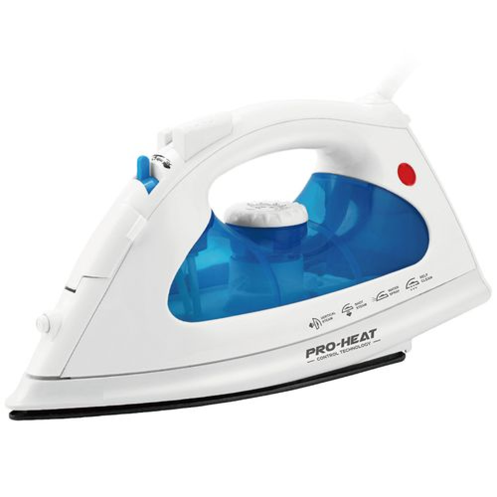 Fer à repasser électrique vapeur RAF R.1105 blanc et bleu 1800W