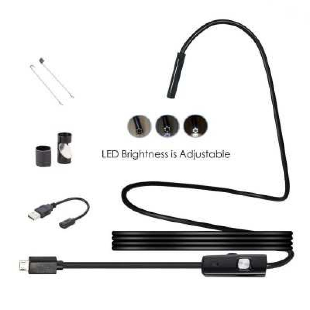Caméra endoscopique Android Flexible IP67 étanche - 3m