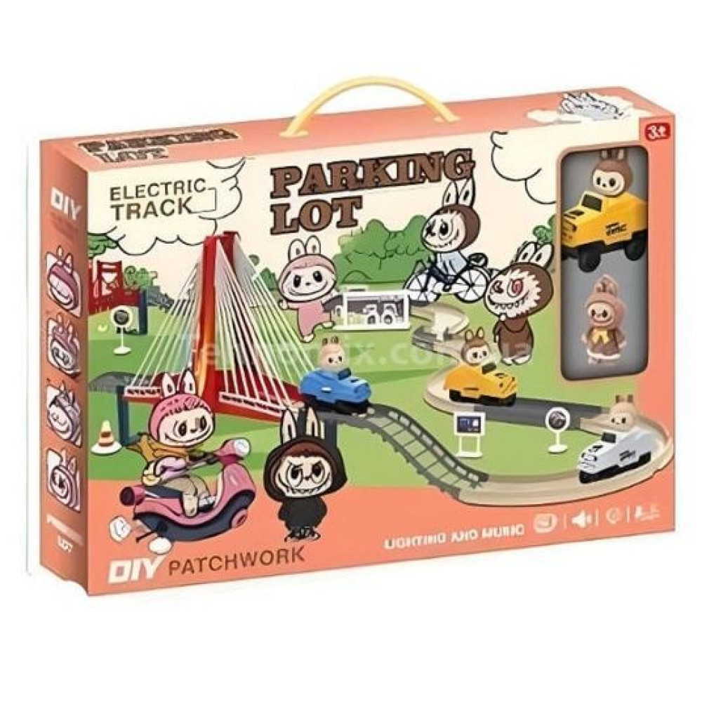 Jeu Parking Lot pour Enfants – Circuit de Voitures Éducatif avec Mini Voitures