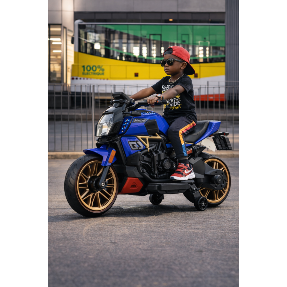 MOTO ÉLECTRIQUE ENFANT 3 ROUES – PUISSANCE, STYLE ET SÉCURITÉ MOTO ÉLECTRIQUE ENFANT 3 ROUES – PUISSANCE, STYLE ET SÉCURITÉ