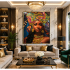 TABLEAU DÉCO “MAMA AFRICA” – L’ÉLÉGANCE AFRICAINE QUI TRANSFORME VOTRE INTÉRIEUR