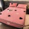 DRAP HOUSSE MATELASSÉ AVEC 2 OREILLERS