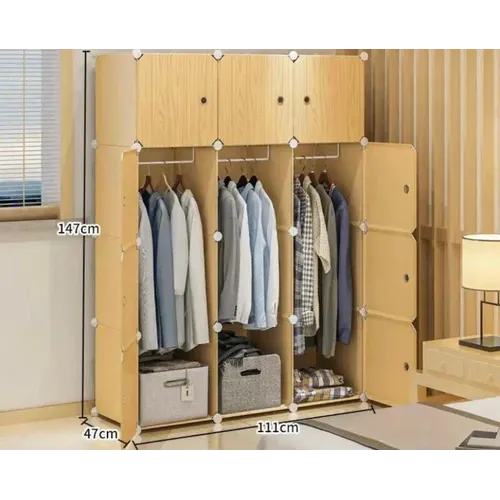 Armoire de Rangement Modulable pour Vêtements – Placard Portable Multi-Compartiments