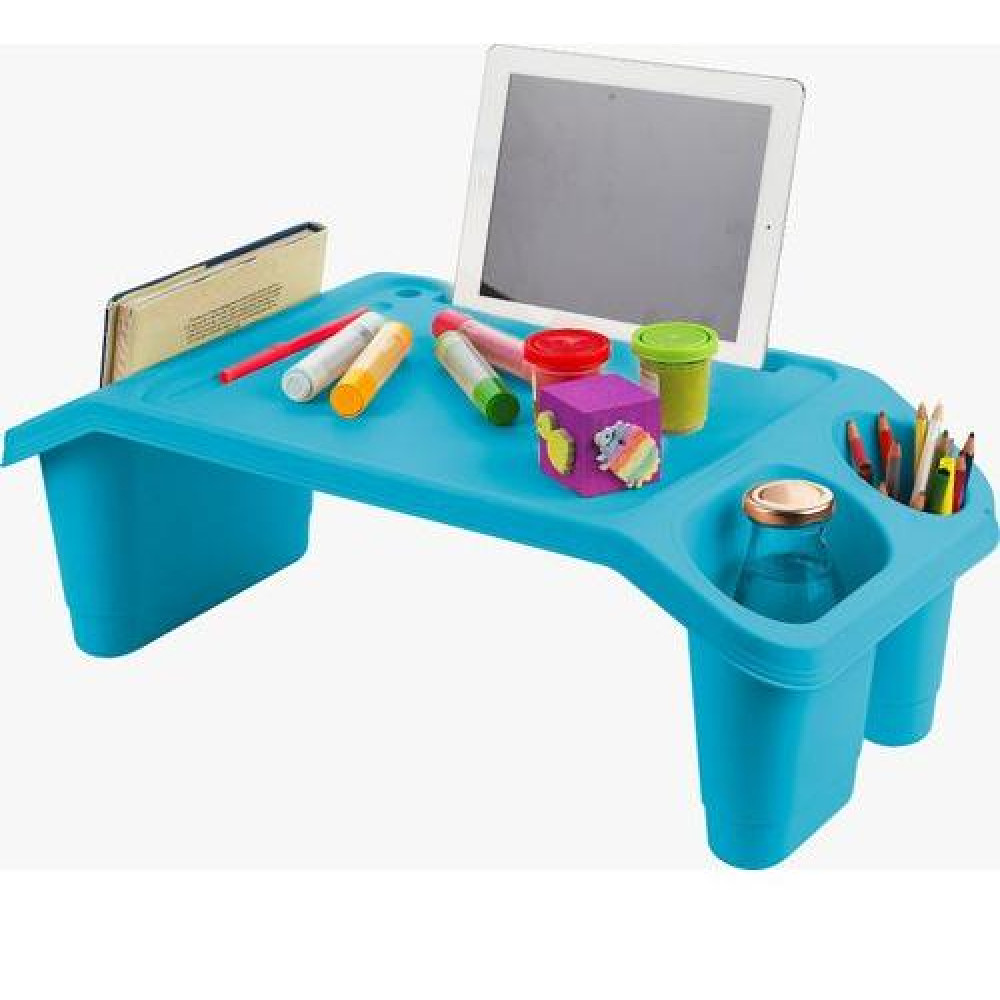 Table de lit portative pour ordinateur et plateau repas Rose (58x30x21.5 cm)