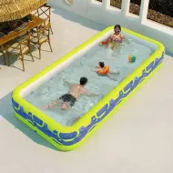 Grand piscine familiale gonflable taille 300x175x68 cm