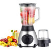 Blender mixeur Silver Crest 1.5L en acier inoxydable avec moulin à café