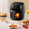 Friteuse sans huile Silver Crest Air Fryer visible 8L - 28x28x32cm