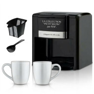 Machine à Café Électrique Duo avec 2 Tasses - La Collection "Petit Matin" par RAF