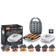 Appareil à Snack Multifonction 7-en-1 RAF Sandwich Maker - 1400W (Modèle R.217