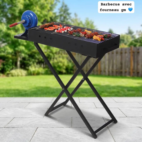 BARBECUE EXPRESS AVEC VENTILATEUR – ALLUMEZ LE FEU EN QUELQUES SECONDES !