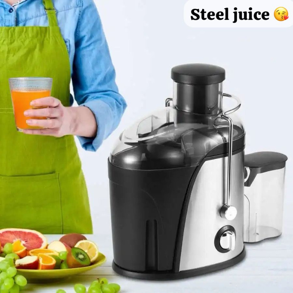 Centrifugeuse extracteur de jus électrique en acier inoxydable avec pichet de 1L disponible sur Mbectemi Market