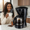 Machine à Café Électrique – Cafetière Automatique avec Carafe en Verre