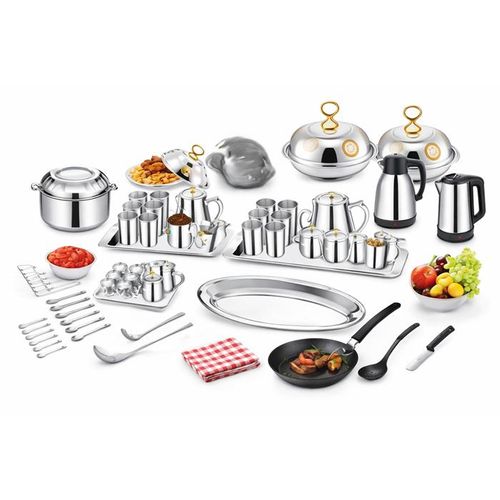 service-vaisselle-inox-bien-ramadan-kareem-62-pieces Coffret cadeau VIP Ramadan Kareem de la marque BIEN contenant un service de vaisselle et de cuisine en acier inoxydable de 62 pièces.