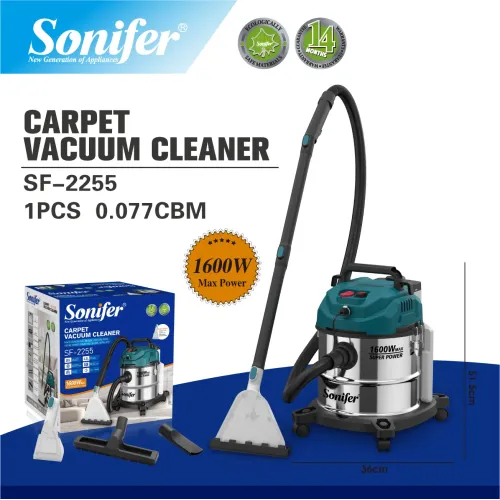 Aspirateur Nettoyeur Sonifer 1600W – Machine de Nettoyage pour Tapis, Canapés et Voitures