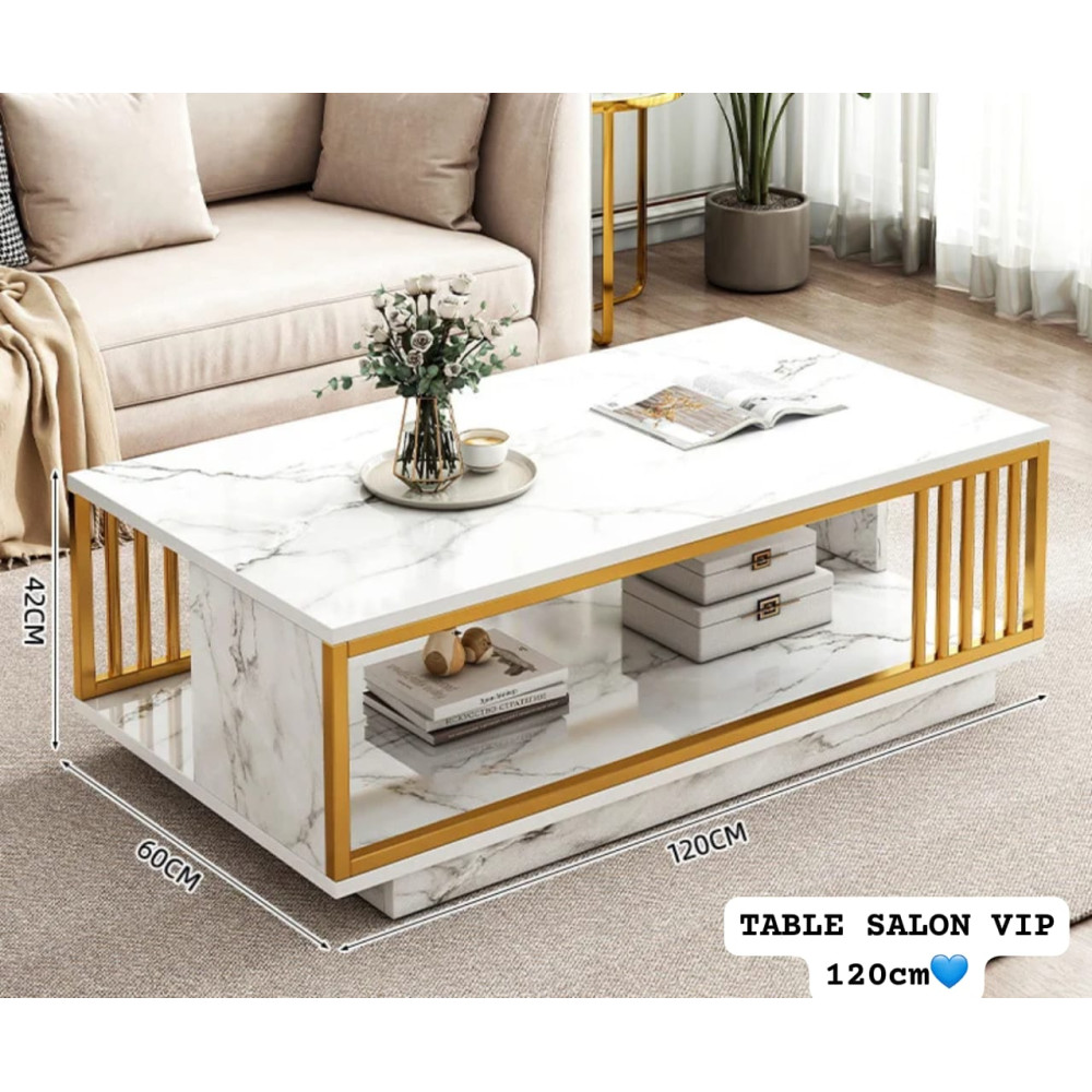 Table Basse Salon VIP 120cm – Design Moderne avec Rangement Intégré Table Basse Salon VIP 120cm – Design Moderne avec Rangement Intégré