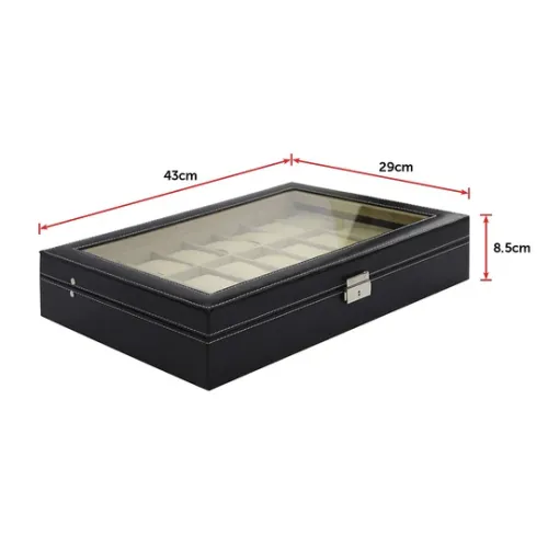Boîte de Rangement pour 24 Montres – Élégance et Organisation