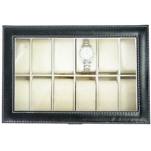Boîte de Rangement pour 12 Montres – Élégance et Organisation