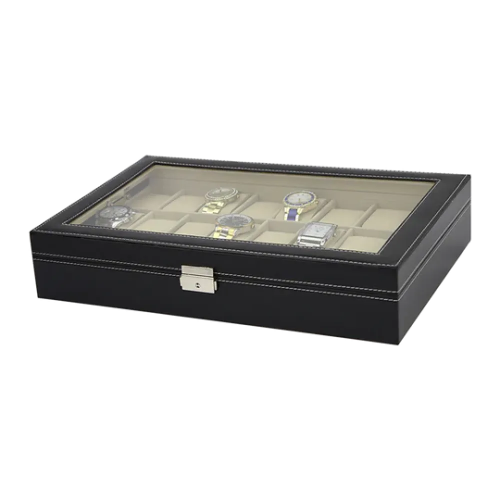 Boîte de Rangement pour 24 Montres – Élégance et Organisation