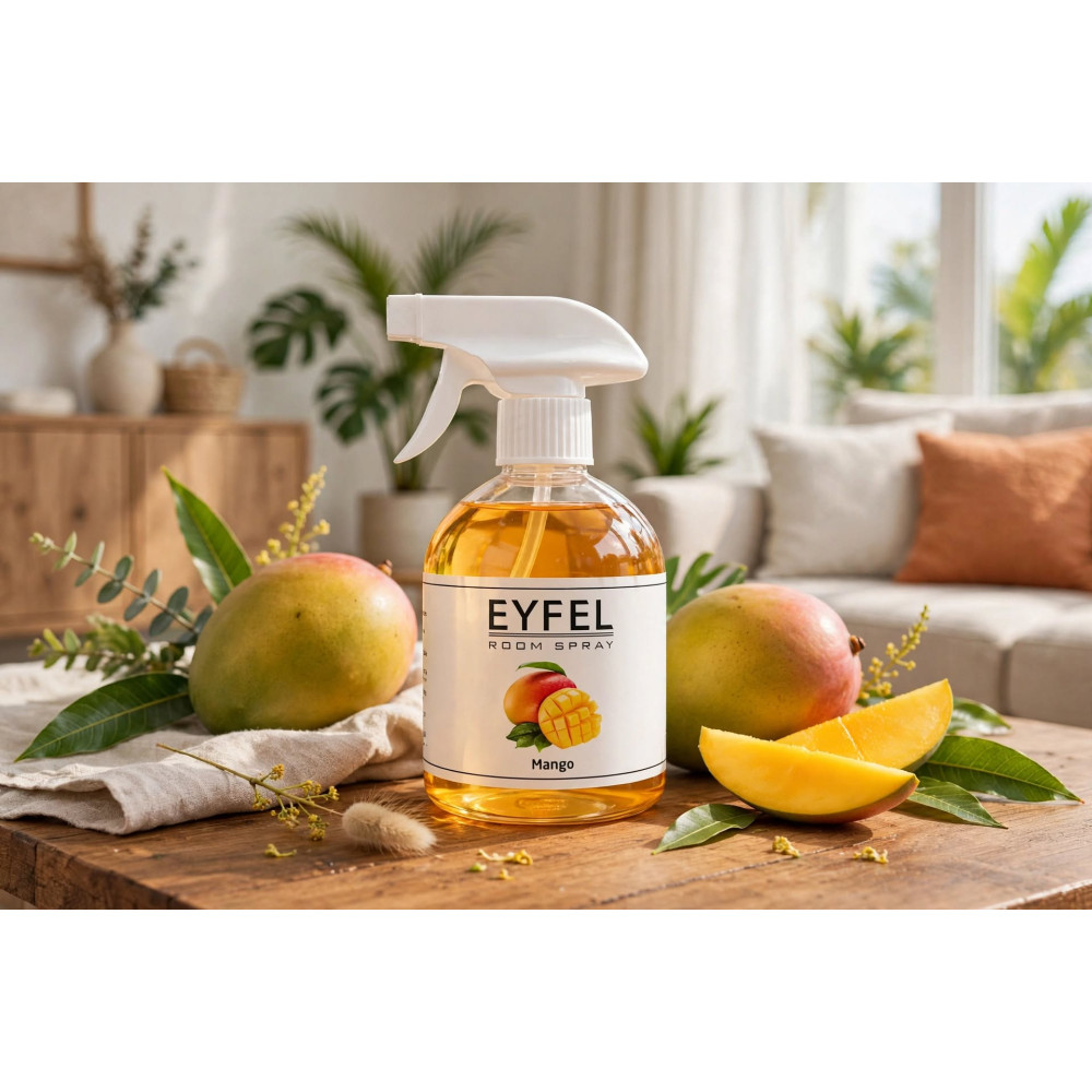Désodorisant Spray d'Intérieur EYFEL Room Spray – Parfum Mangue (Mango) - 500 ml