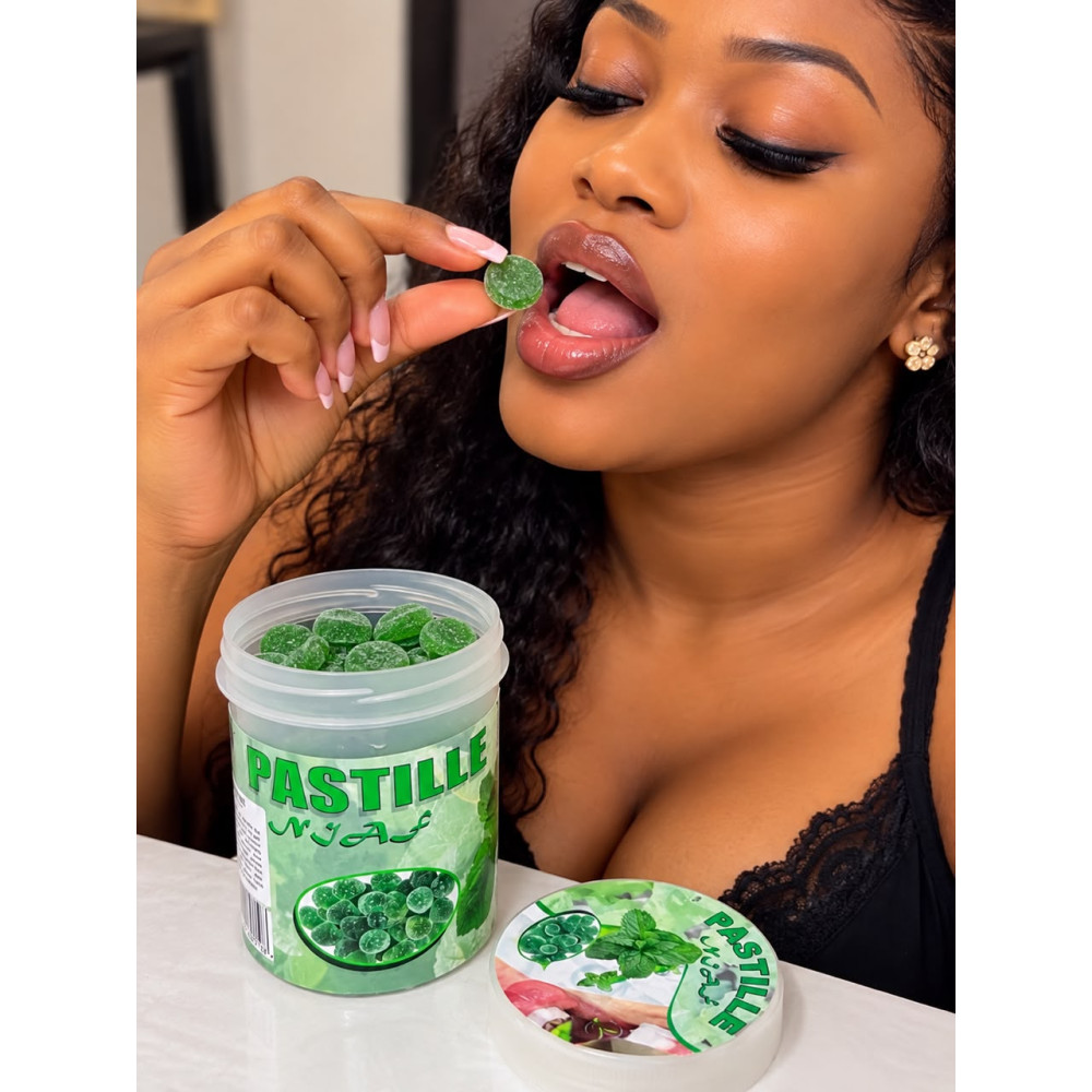 Pastilles Menthe Naturelle Niaf - Boîte de Bonbons Rafraîchissants