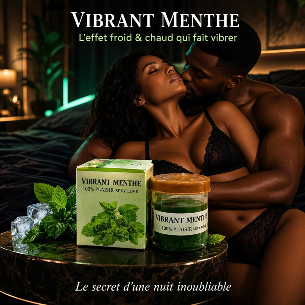 Gel de Massage Intime VIBRANT MENTHE - 100% Plaisir Sexy Love