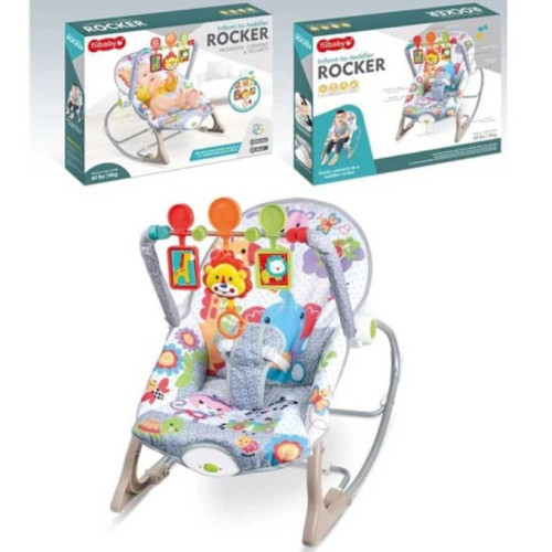Transat Bébé avec Arche de Jeux – Chaise Balancelle Confortable pour Nouveau-né