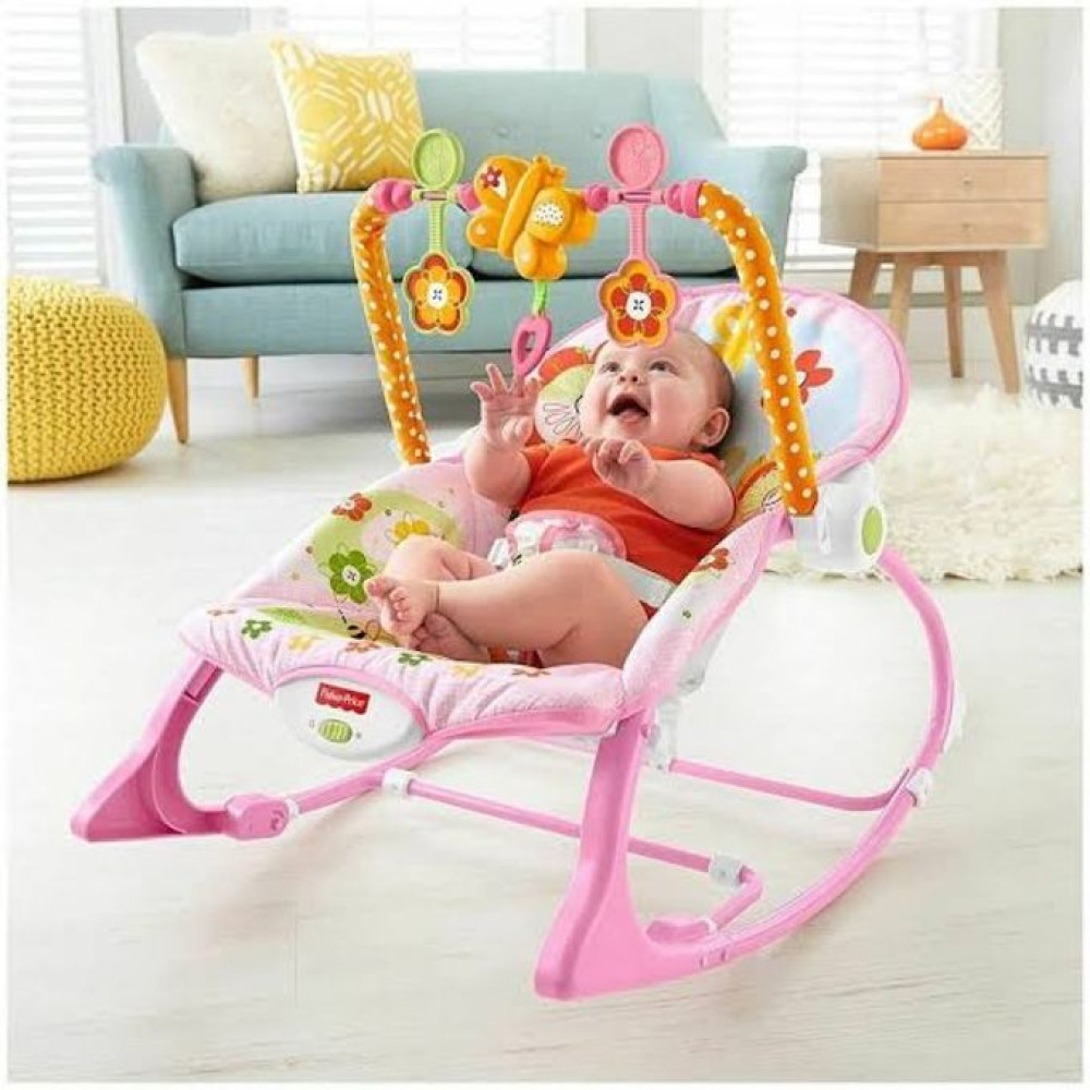 Transat Bébé avec Arche de Jeux – Chaise Balancelle Confortable pour Nouveau-né
