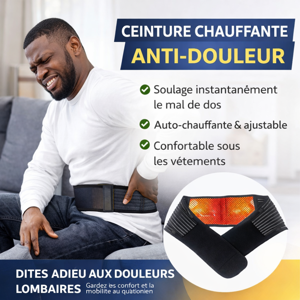 Ceinture Lombaire Chauffante – Confort, Maintien & Chaleur Apaisante Ceinture Lombaire Chauffante – Confort, Maintien & Chaleur Apaisante