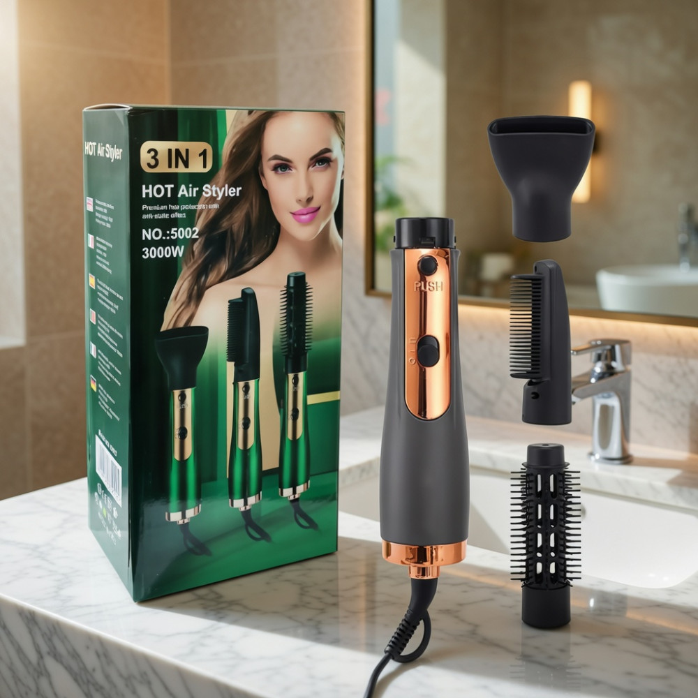 Styler À Air Chaud 3 En 1