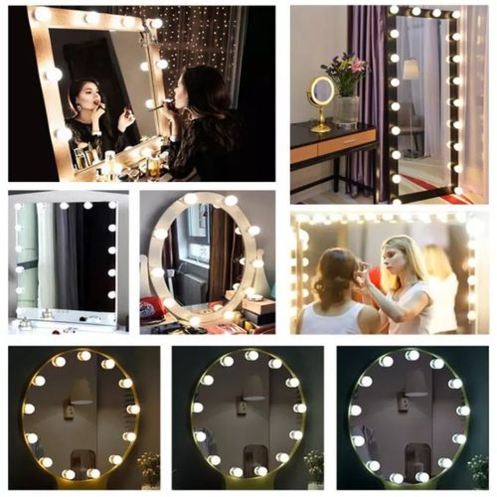 Kit Lampes pour Miroir MakeUp LED - Éclairage Professionnel