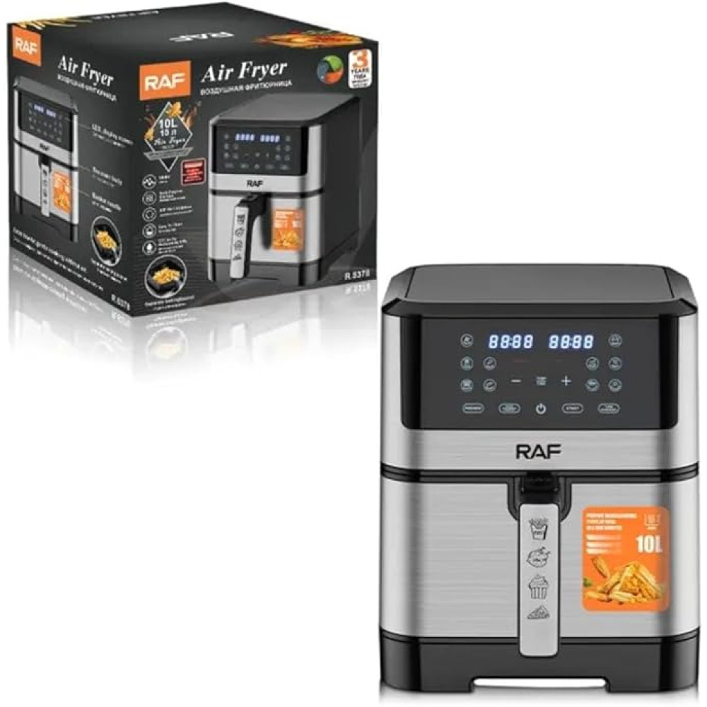 Friteuse Sans Huile RAF 10L – Air Fryer Puissant 1800W Friteuse Sans Huile RAF 10L – Air Fryer Puissant 1800W