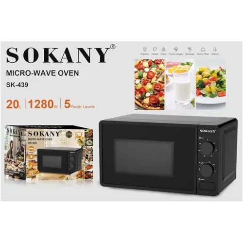 Micro-ondes SOKANY 20 Litres – Four Micro-ondes 1280W Cuisine Micro-ondes SOKANY 20 Litres – Four Micro-ondes 1280W Cuisine
