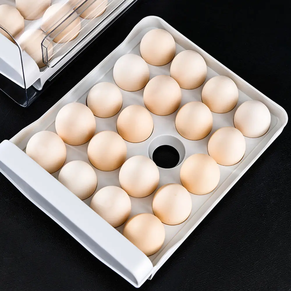 Support de Rangement Double Couche pour 40 Œufs – Pratique et Organisé