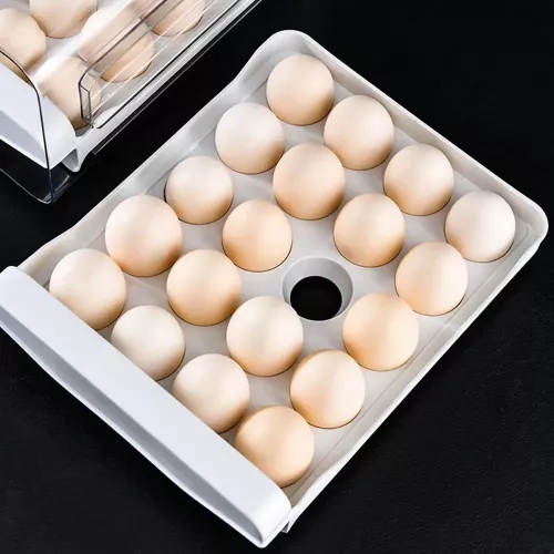 Support de Rangement Double Couche pour 40 Œufs – Pratique et Organisé